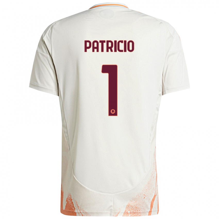 Dětské Rui Patricio #1 Krémová Bílá Oranžová Daleko Hráčské Dresy 2024/25 Dres