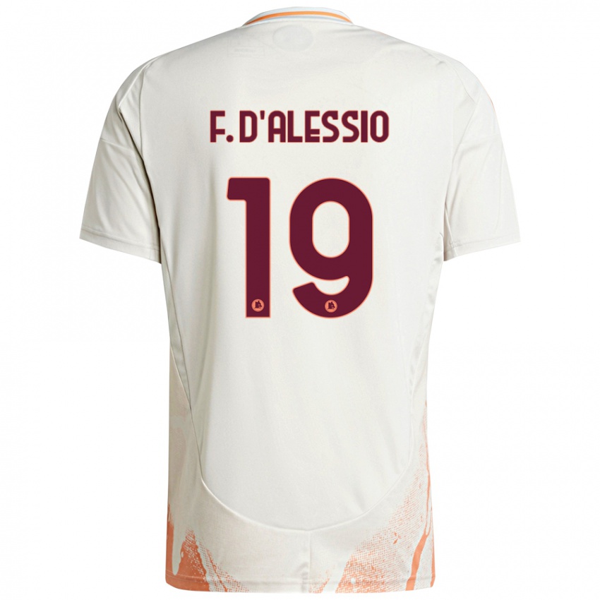 Dětské Francesco D'alessio #19 Krémová Bílá Oranžová Daleko Hráčské Dresy 2024/25 Dres