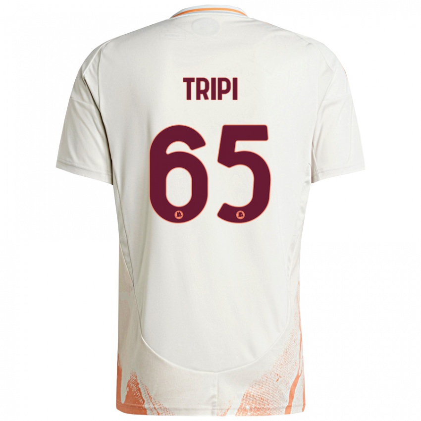 Dětské Filippo Tripi #65 Krémová Bílá Oranžová Daleko Hráčské Dresy 2024/25 Dres