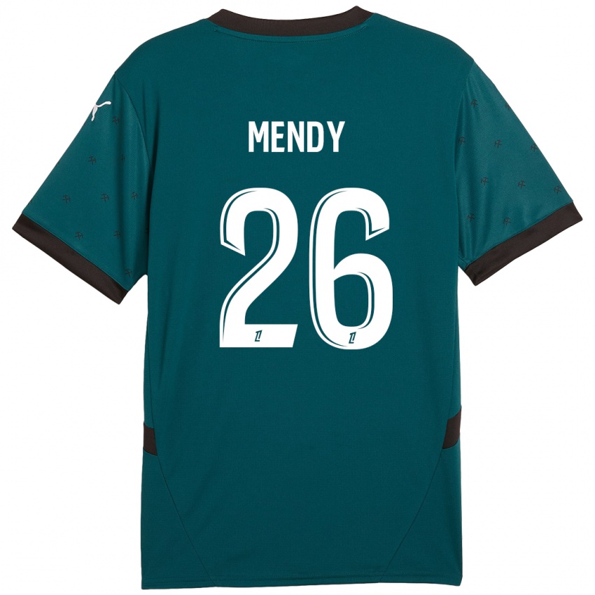 Dětské Nampalys Mendy #26 Tmavě Zelená Daleko Hráčské Dresy 2024/25 Dres