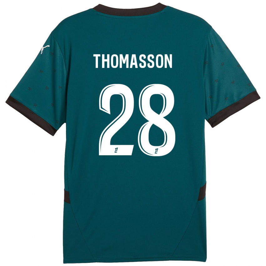 Dětské Adrien Thomasson #28 Tmavě Zelená Daleko Hráčské Dresy 2024/25 Dres