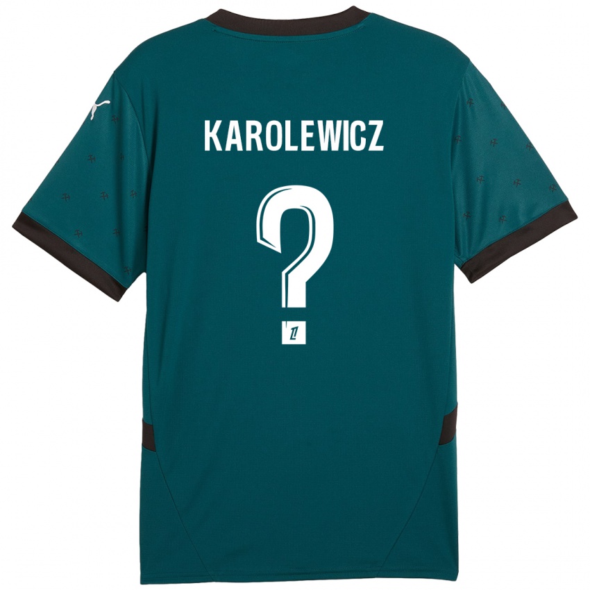 Dětské Roman Karolewicz #0 Tmavě Zelená Daleko Hráčské Dresy 2024/25 Dres