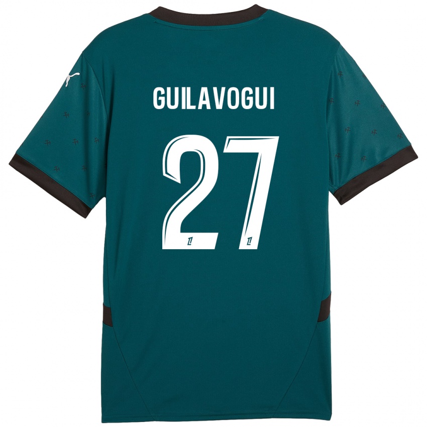 Dětské Morgan Guilavogui #27 Tmavě Zelená Daleko Hráčské Dresy 2024/25 Dres