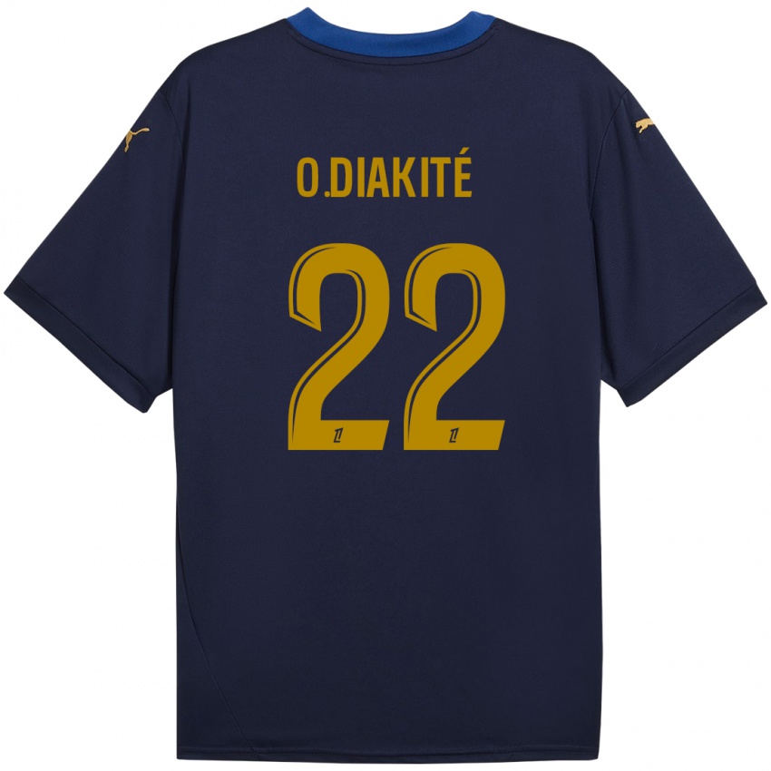 Dětské Oumar Diakité #22 Námořnické Zlato Daleko Hráčské Dresy 2024/25 Dres