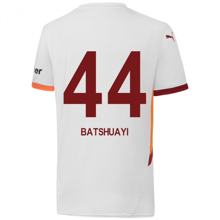 Dětské Michy Batshuayi #44 Bílá Žlutá Červená Daleko Hráčské Dresy 2024/25 Dres