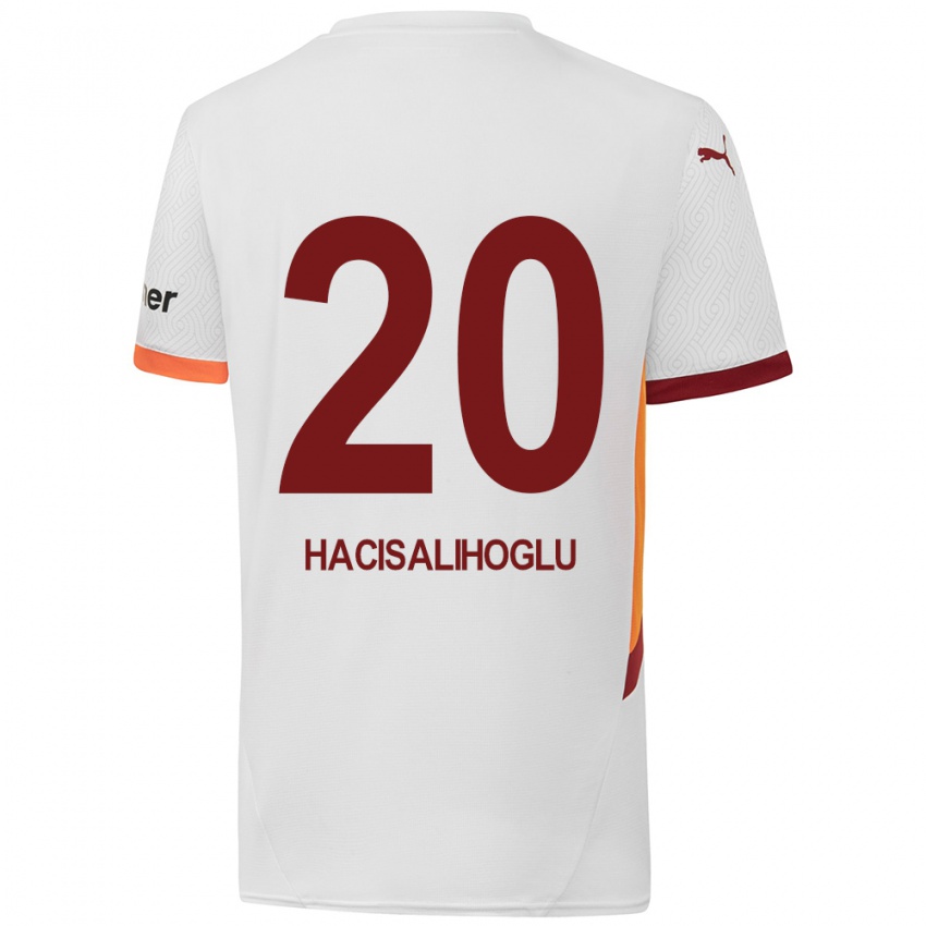 Dětské Arda Hacisalihoglu #20 Bílá Žlutá Červená Daleko Hráčské Dresy 2024/25 Dres