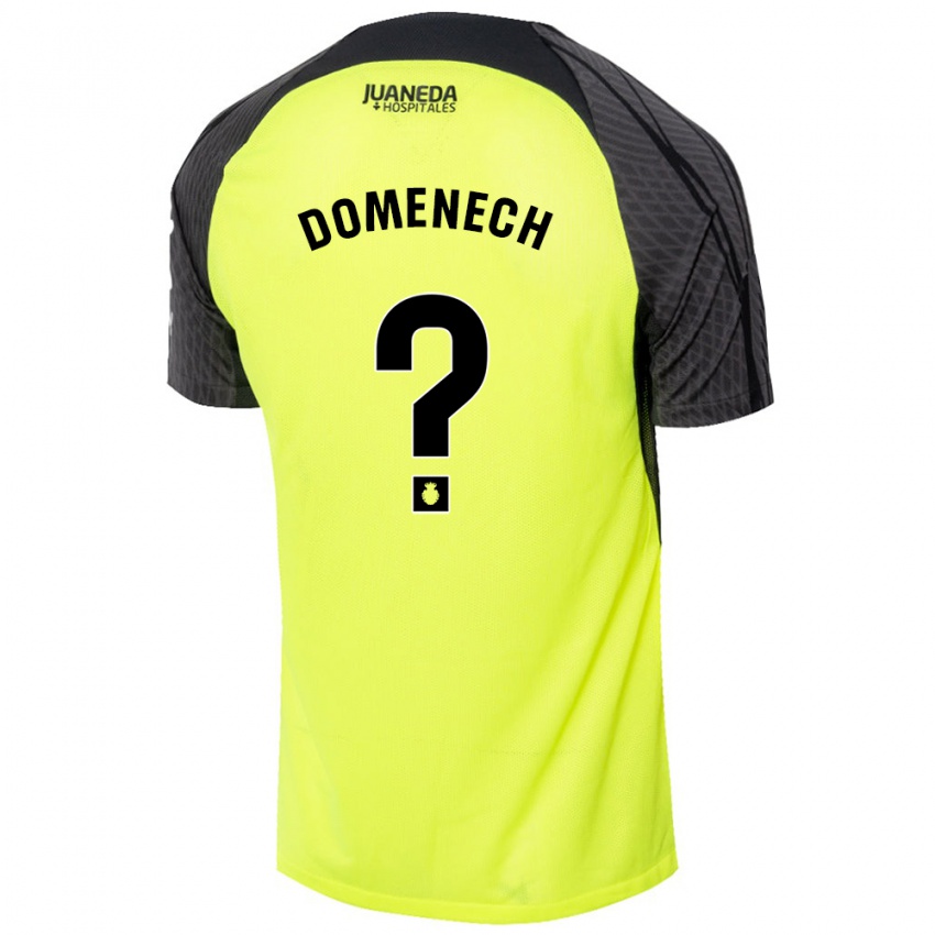 Dětské Marc Domenech #0 Fluorescenční Zelená Černá Daleko Hráčské Dresy 2024/25 Dres