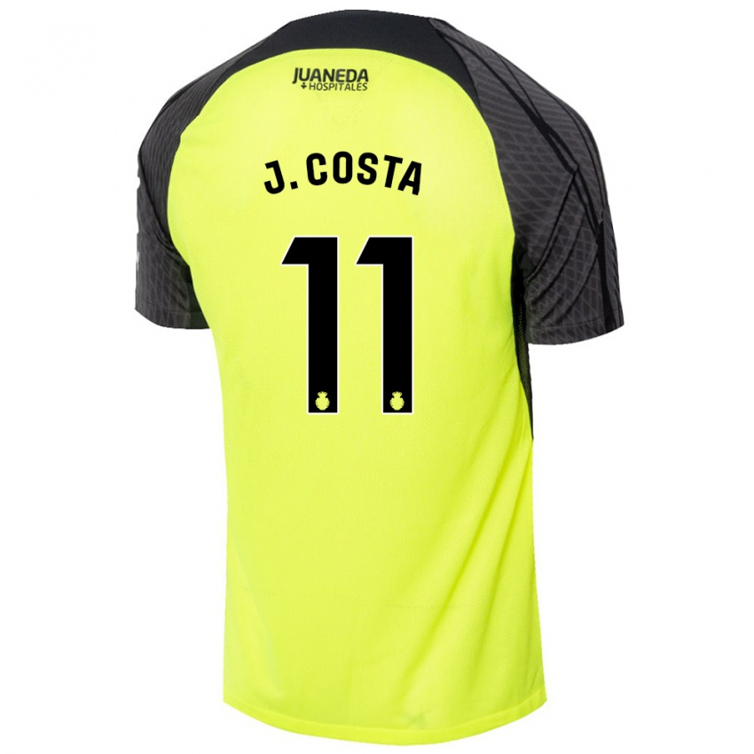 Dětské Jaume Costa #11 Fluorescenční Zelená Černá Daleko Hráčské Dresy 2024/25 Dres