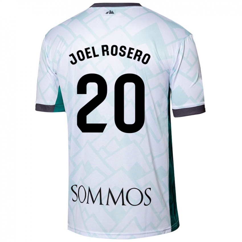 Dětské Alexis Joel Rosero #20 Bílá Zelená Daleko Hráčské Dresy 2024/25 Dres