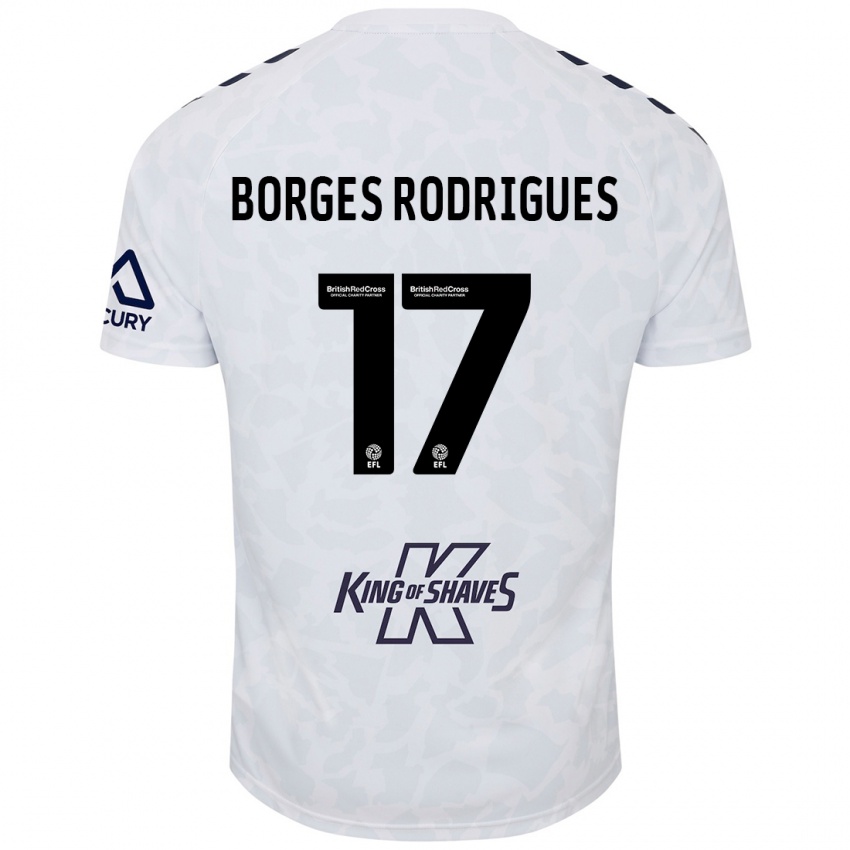 Dětské Raphael Borges Rodrigues #17 Bílý Daleko Hráčské Dresy 2024/25 Dres