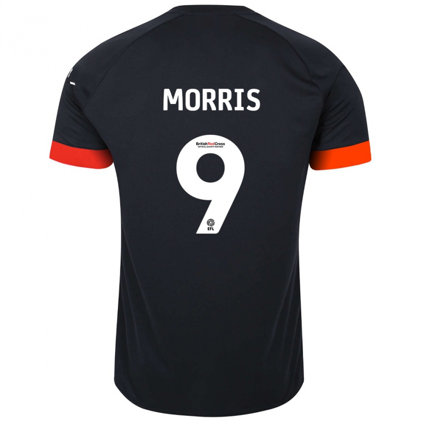 Dětské Carlton Morris #9 Černá Oranžová Daleko Hráčské Dresy 2024/25 Dres