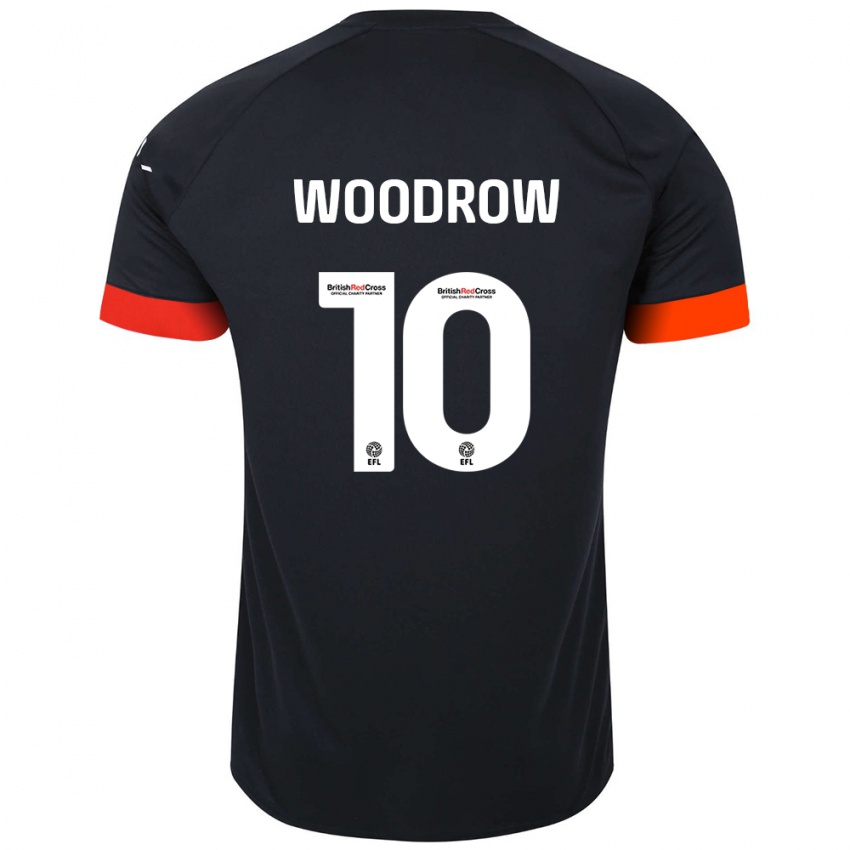 Dětské Cauley Woodrow #10 Černá Oranžová Daleko Hráčské Dresy 2024/25 Dres