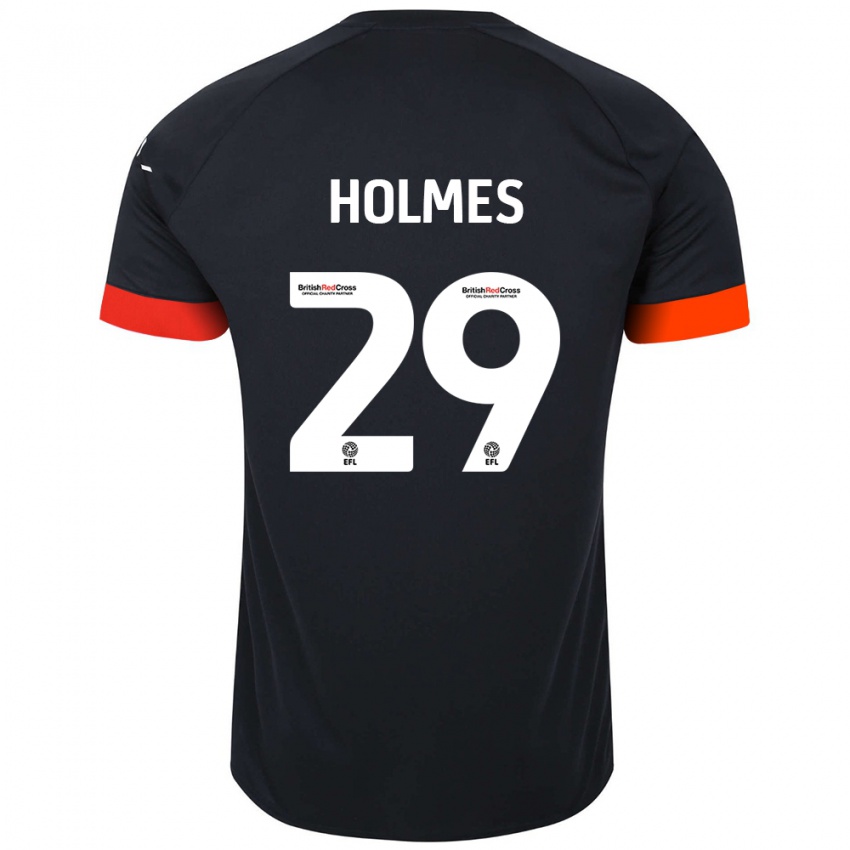 Dětské Tom Holmes #29 Černá Oranžová Daleko Hráčské Dresy 2024/25 Dres