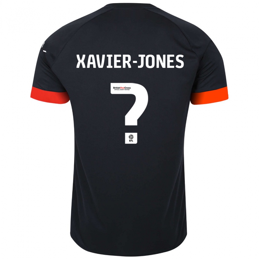 Dětské Tate Xavier-Jones #0 Černá Oranžová Daleko Hráčské Dresy 2024/25 Dres