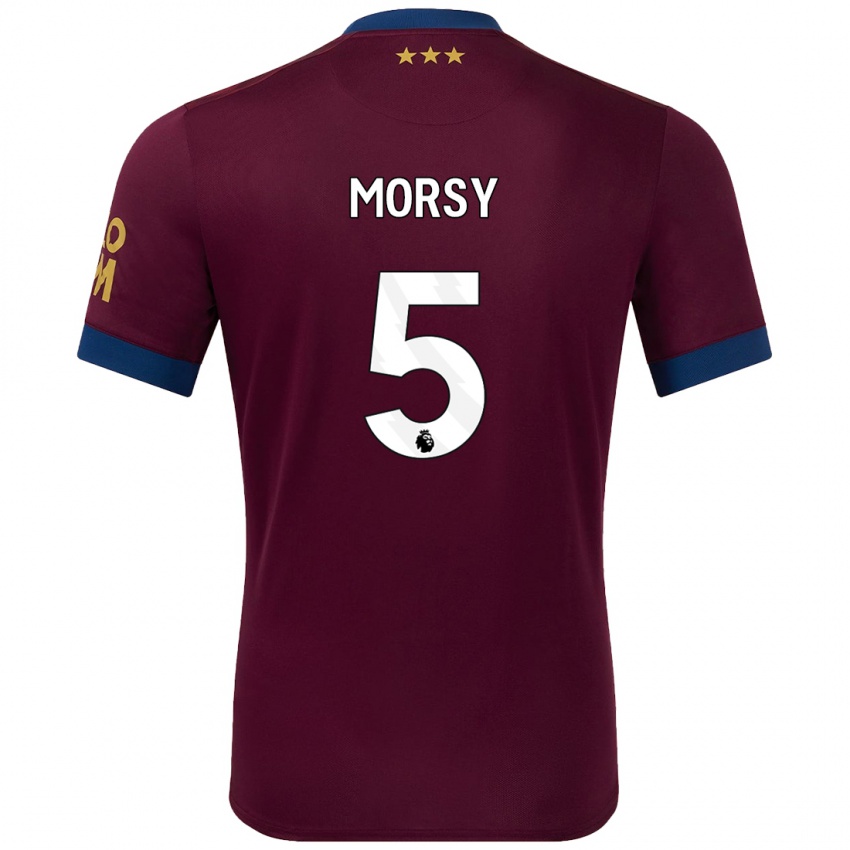 Dětské Samy Morsy #5 Hnědý Daleko Hráčské Dresy 2024/25 Dres