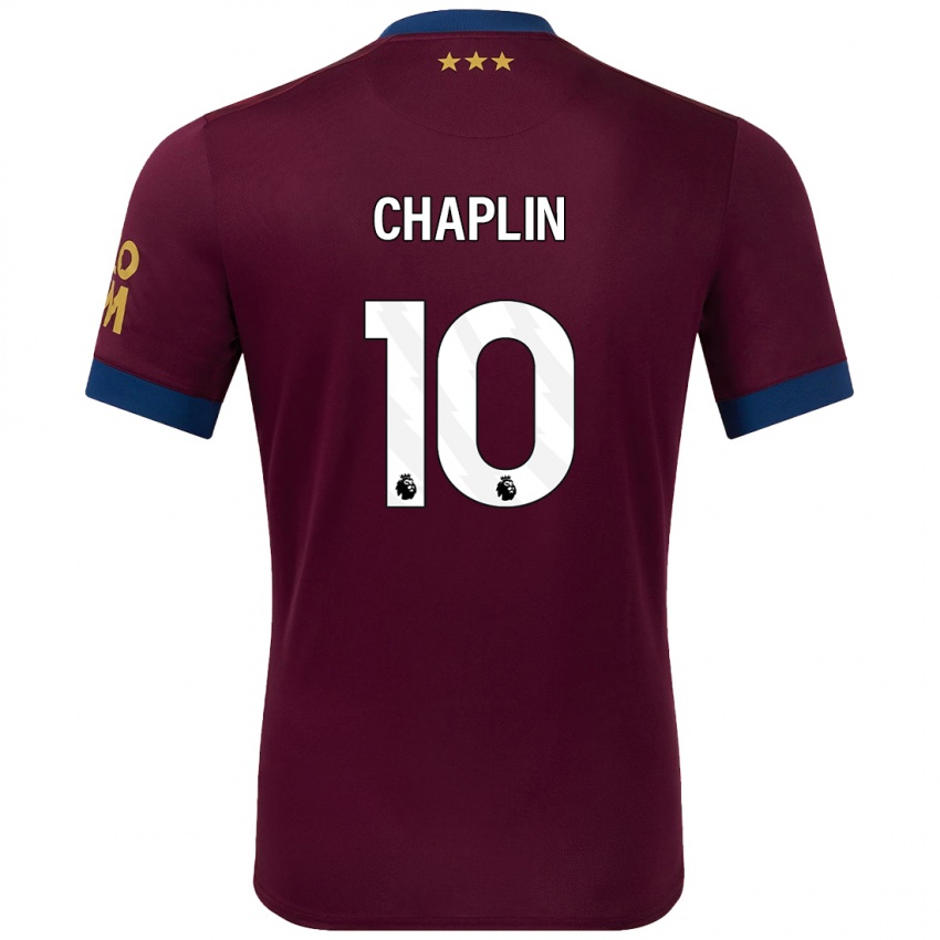 Dětské Conor Chaplin #10 Hnědý Daleko Hráčské Dresy 2024/25 Dres