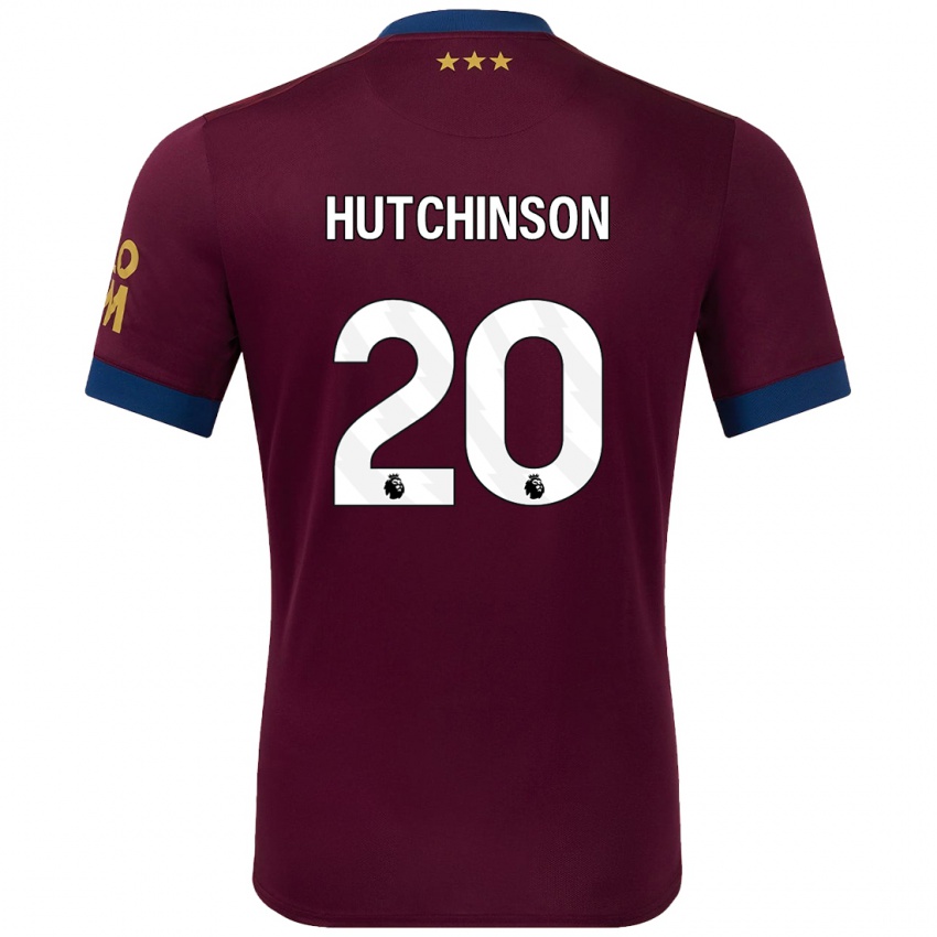 Dětské Omari Hutchinson #20 Hnědý Daleko Hráčské Dresy 2024/25 Dres