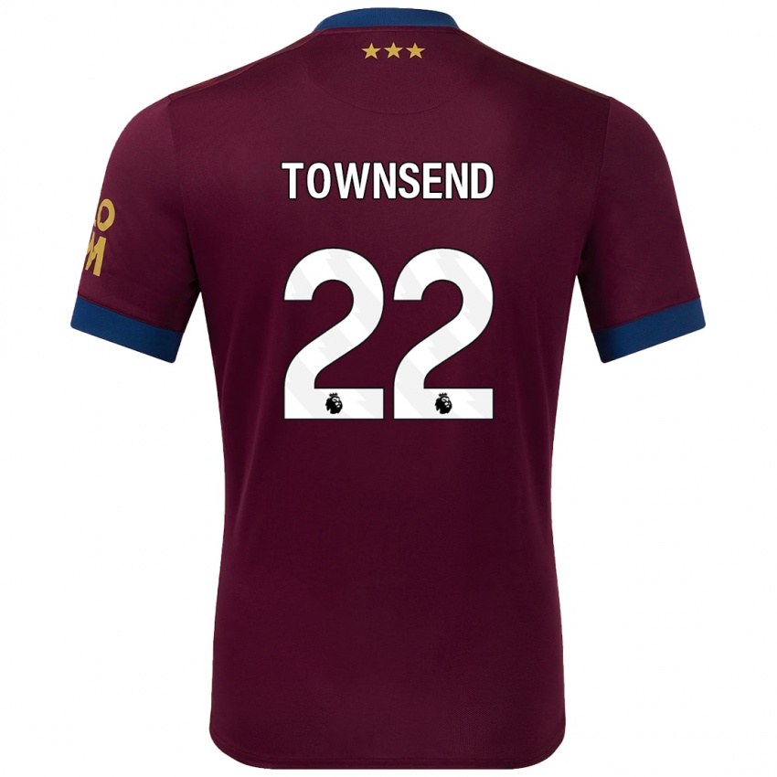 Dětské Conor Townsend #22 Hnědý Daleko Hráčské Dresy 2024/25 Dres