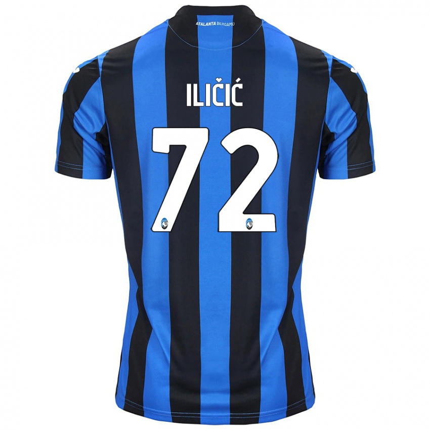 Pánské Josip Ilicic #72 Modrá Černá Domů Hráčské Dresy 2024/25 Dres