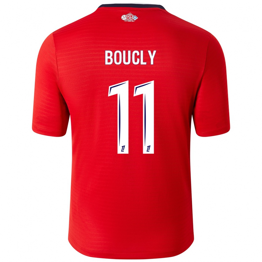 Pánské Maïté Boucly #11 Červená Bílá Domů Hráčské Dresy 2024/25 Dres