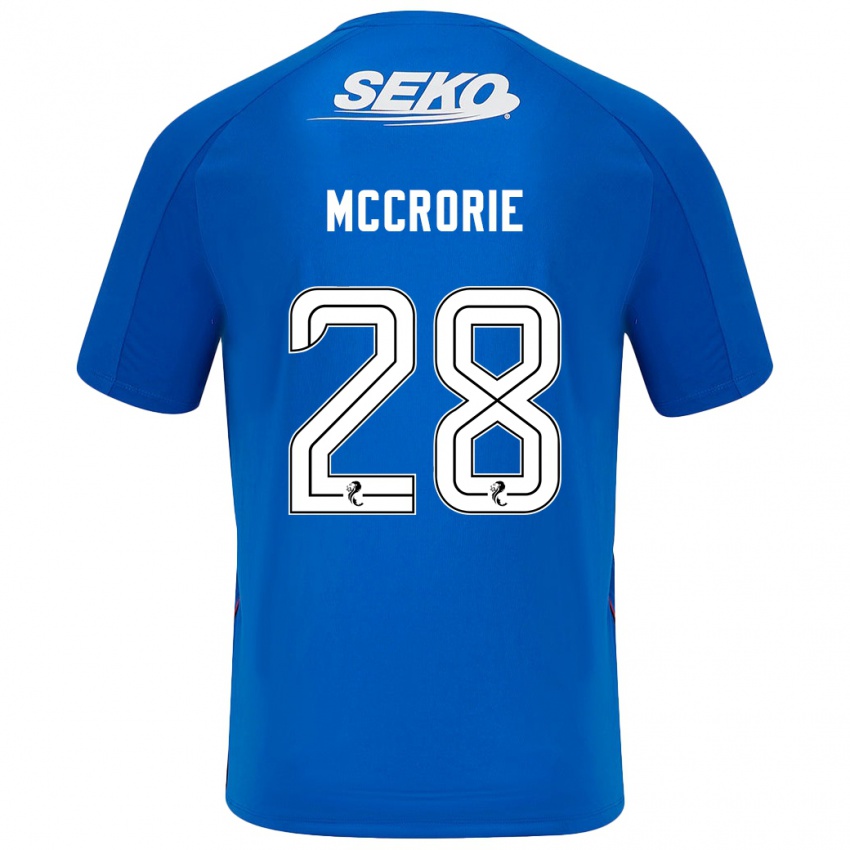 Pánské Robby Mccrorie #28 Tmavě Modrá Domů Hráčské Dresy 2024/25 Dres