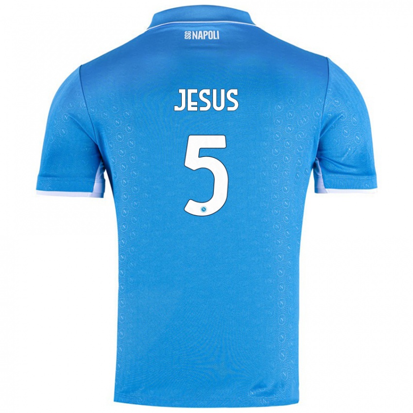 Pánské Juan Jesus #5 Nebesky Modrá Domů Hráčské Dresy 2024/25 Dres