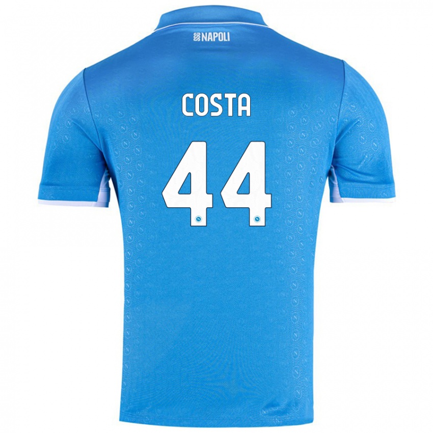 Pánské Filippo Costa #44 Nebesky Modrá Domů Hráčské Dresy 2024/25 Dres