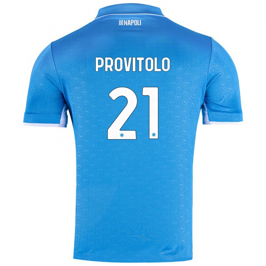 Pánské Vincenzo Provitolo #21 Nebesky Modrá Domů Hráčské Dresy 2024/25 Dres