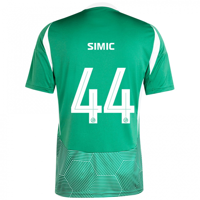 Pánské Lorenco Simic #44 Zelená Bílá Domů Hráčské Dresy 2024/25 Dres