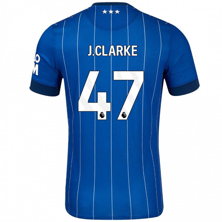 Pánské Jack Clarke #47 Námořnická Modř Domů Hráčské Dresy 2024/25 Dres