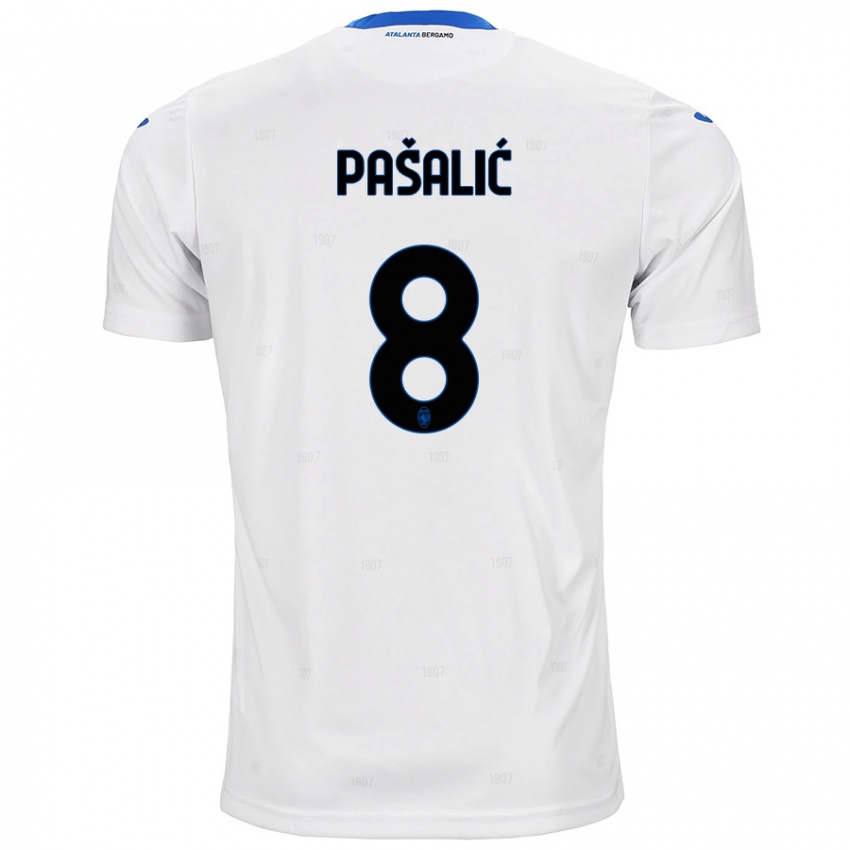 Pánské Mario Pasalic #8 Bílý Daleko Hráčské Dresy 2024/25 Dres