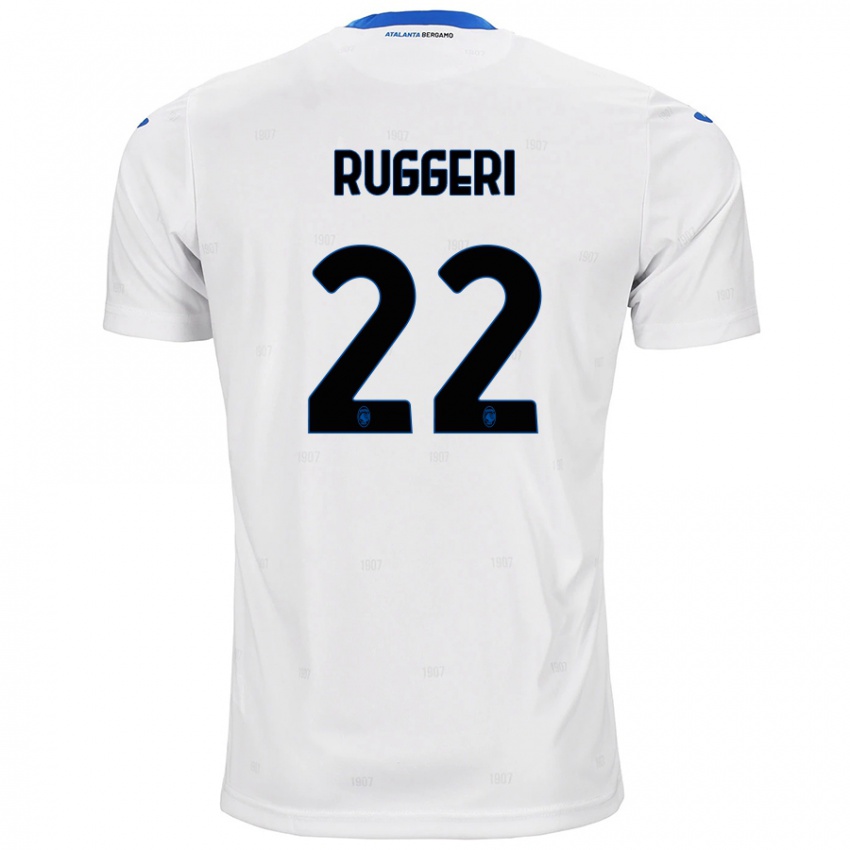 Pánské Matteo Ruggeri #22 Bílý Daleko Hráčské Dresy 2024/25 Dres