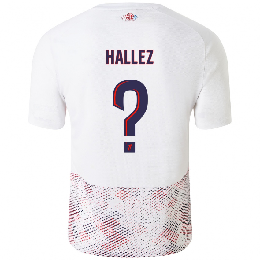 Pánské Alexis Hallez #0 Bílá Královská Modrá Daleko Hráčské Dresy 2024/25 Dres