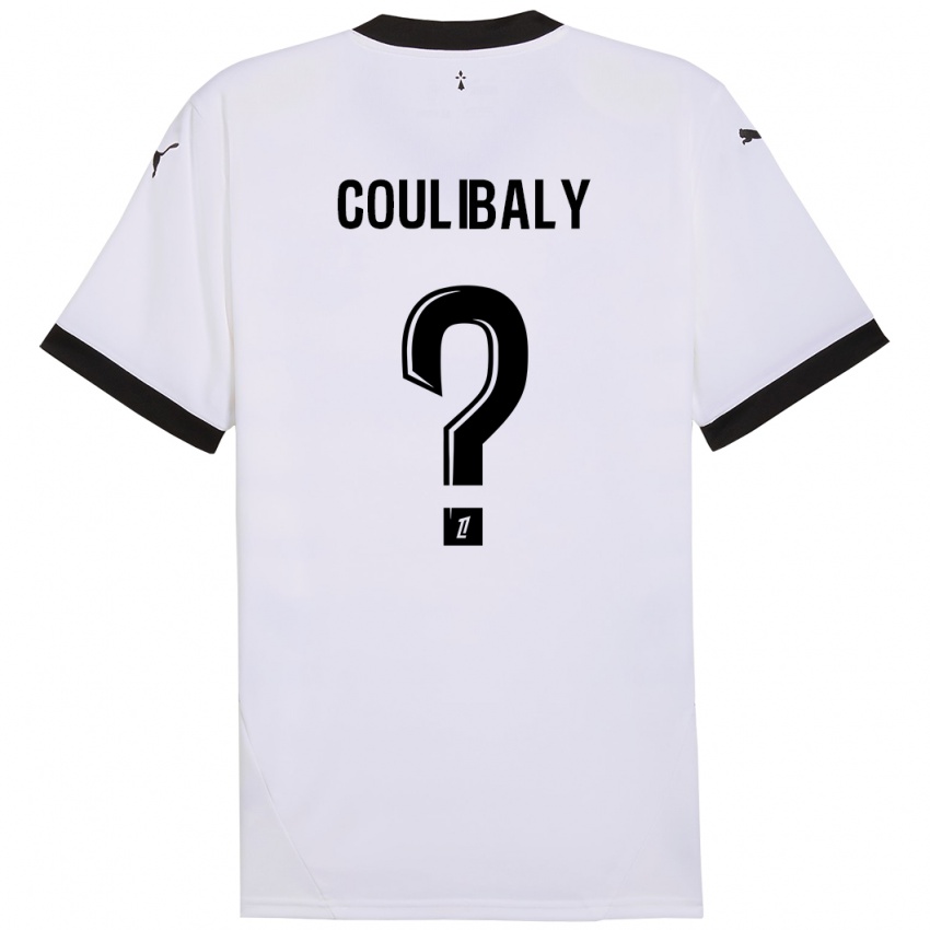 Pánské Joël Coulibaly #0 Bílá Černá Daleko Hráčské Dresy 2024/25 Dres