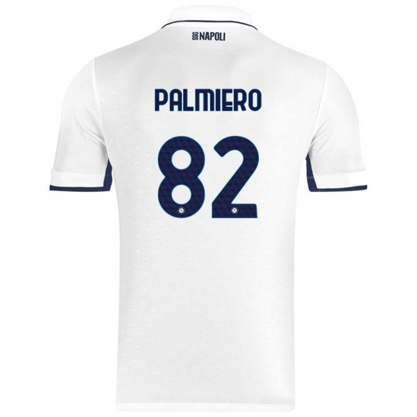 Pánské Luca Palmiero #82 Bílá Královská Modrá Daleko Hráčské Dresy 2024/25 Dres