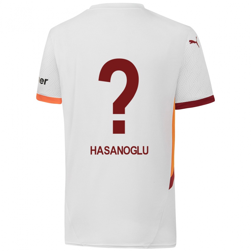 Pánské Cinar Hasanoglu #0 Bílá Žlutá Červená Daleko Hráčské Dresy 2024/25 Dres