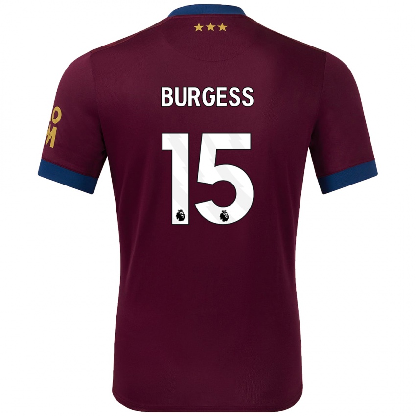 Pánské Cameron Burgess #15 Hnědý Daleko Hráčské Dresy 2024/25 Dres