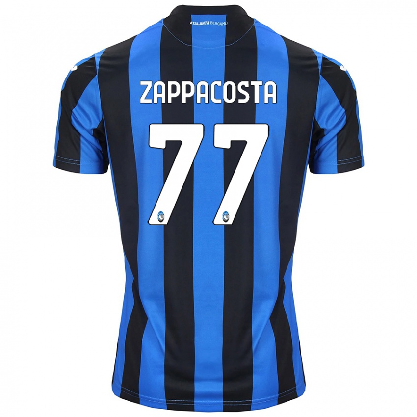 Dámské Davide Zappacosta #77 Modrá Černá Domů Hráčské Dresy 2024/25 Dres