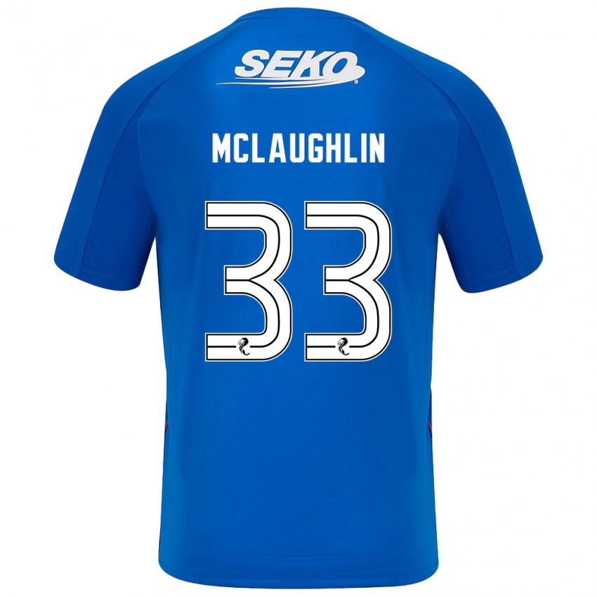 Dámské Jon Mclaughlin #33 Tmavě Modrá Domů Hráčské Dresy 2024/25 Dres