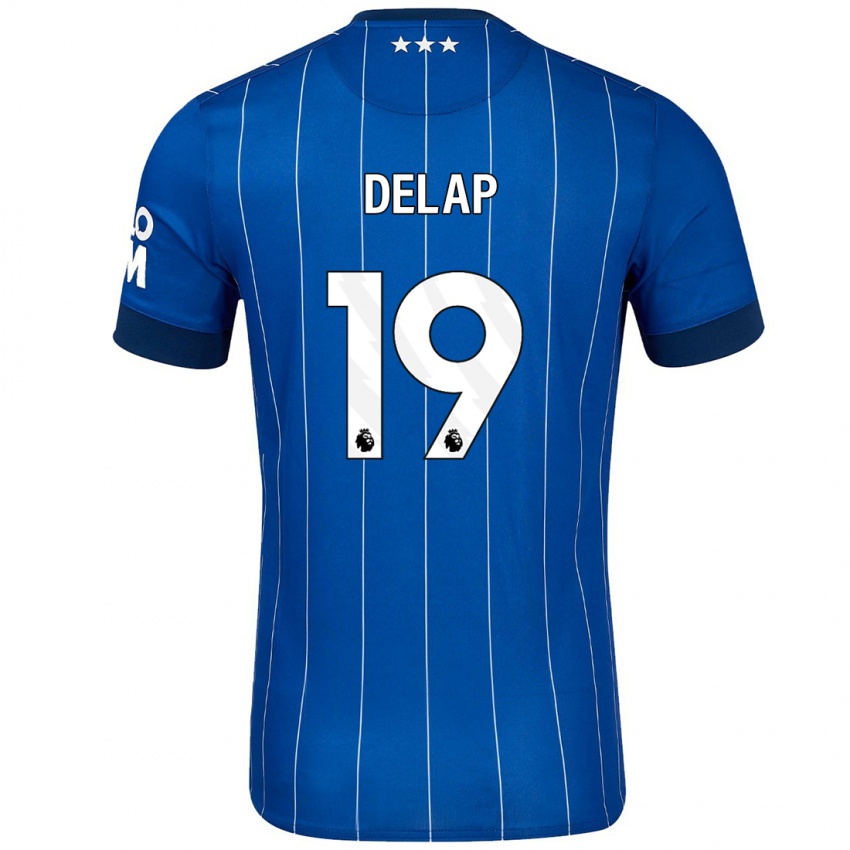 Dámské Liam Delap #19 Námořnická Modř Domů Hráčské Dresy 2024/25 Dres