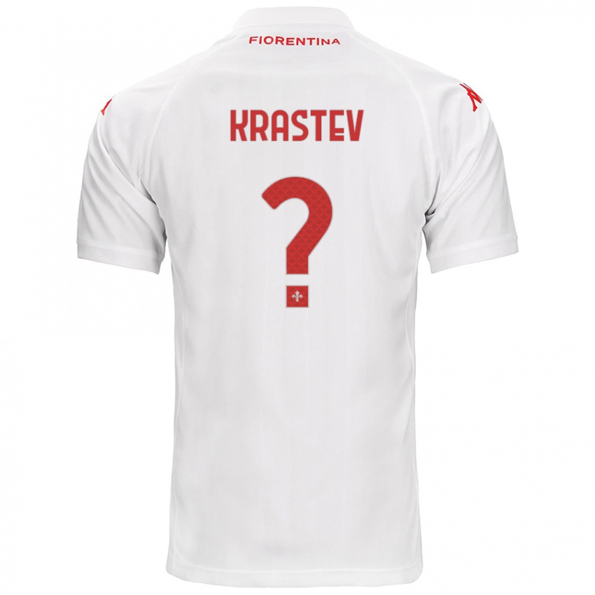 Dámské Dimo Krastev #0 Bílý Daleko Hráčské Dresy 2024/25 Dres