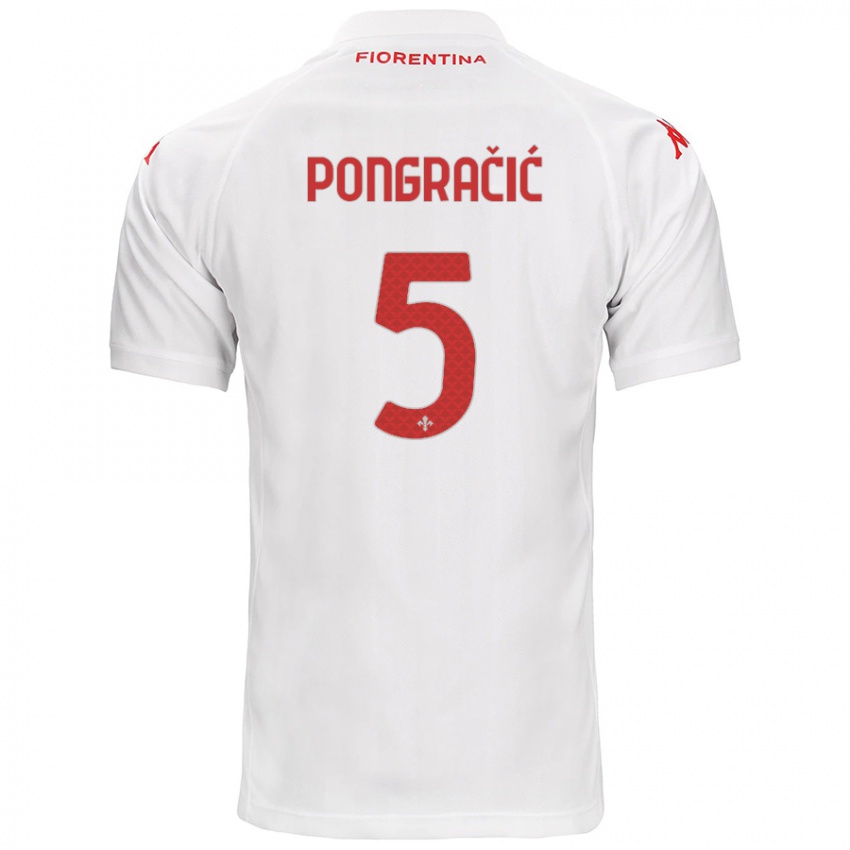 Dámské Marin Pongračić #5 Bílý Daleko Hráčské Dresy 2024/25 Dres