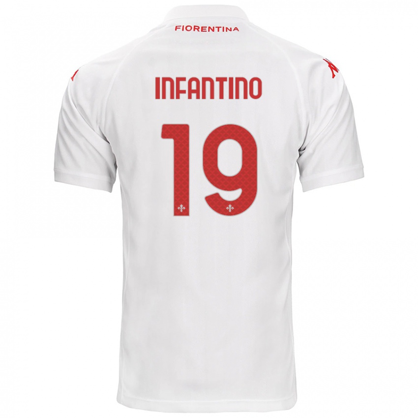 Dámské Gino Infantino #19 Bílý Daleko Hráčské Dresy 2024/25 Dres