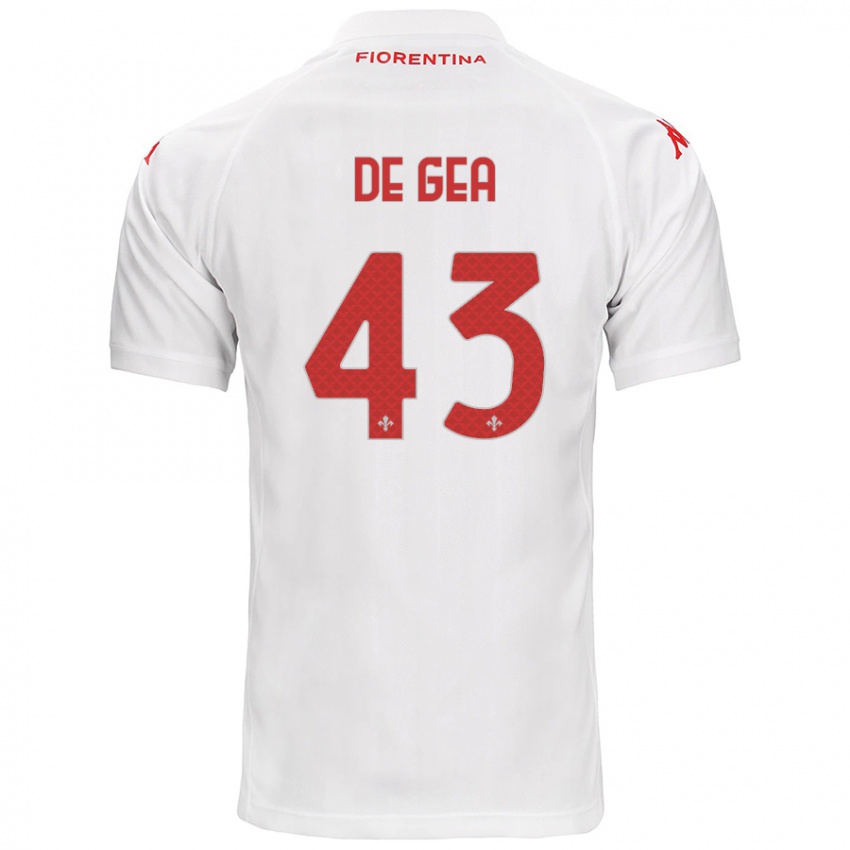 Dámské David De Gea #43 Bílý Daleko Hráčské Dresy 2024/25 Dres