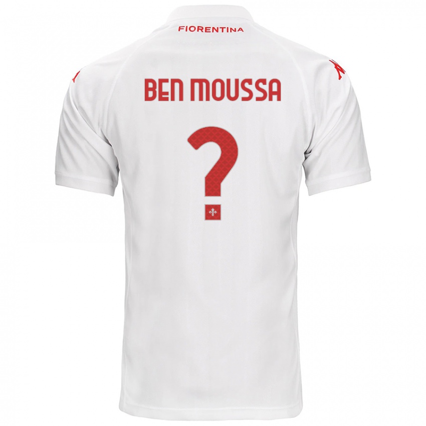 Dámské Mehdi Ben Moussa #0 Bílý Daleko Hráčské Dresy 2024/25 Dres