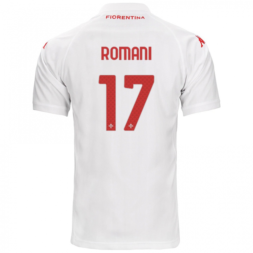 Dámské Lorenzo Romani #17 Bílý Daleko Hráčské Dresy 2024/25 Dres