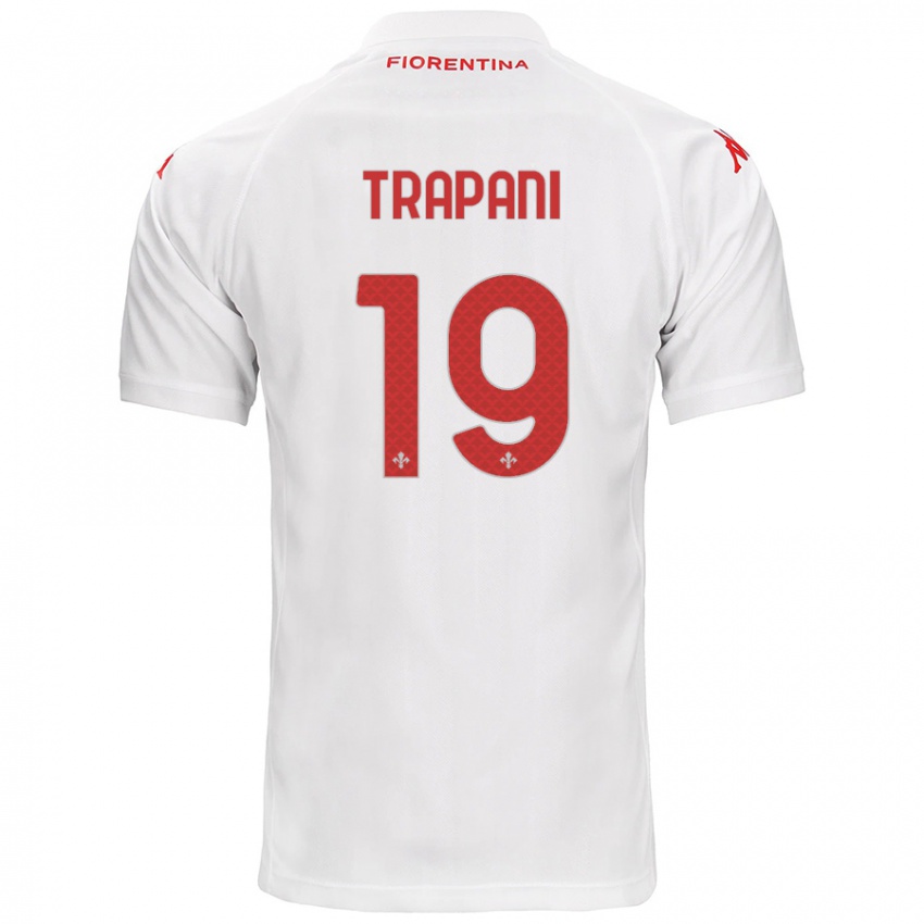 Dámské Niccolò Trapani #19 Bílý Daleko Hráčské Dresy 2024/25 Dres