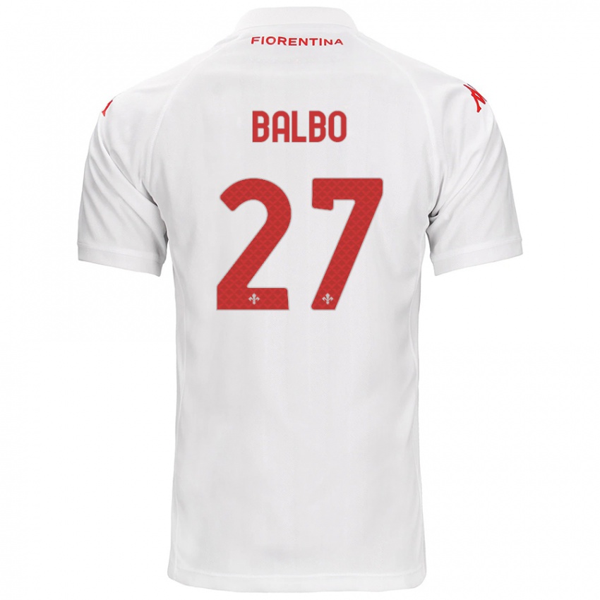 Dámské Luis Balbo #27 Bílý Daleko Hráčské Dresy 2024/25 Dres