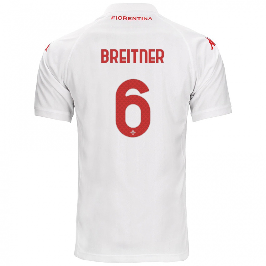 Dámské Stephanie Breitner #6 Bílý Daleko Hráčské Dresy 2024/25 Dres