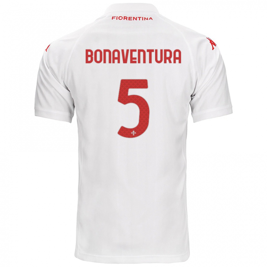 Dámské Giacomo Bonaventura #5 Bílý Daleko Hráčské Dresy 2024/25 Dres